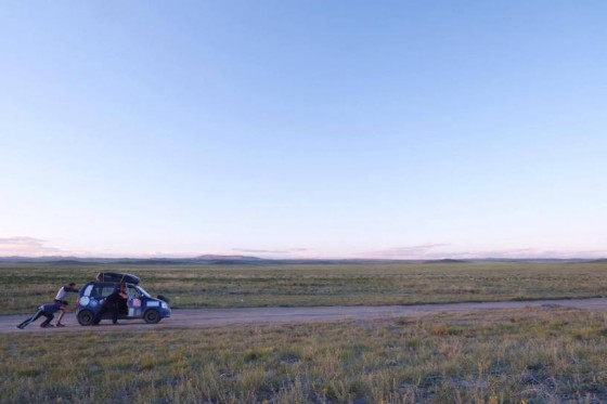 Pushing through mongolia