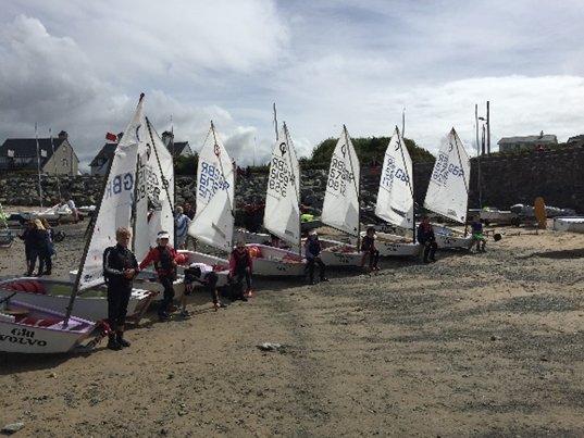 boats on the sand